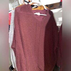 Charlotte Russe, red sweater. Size m